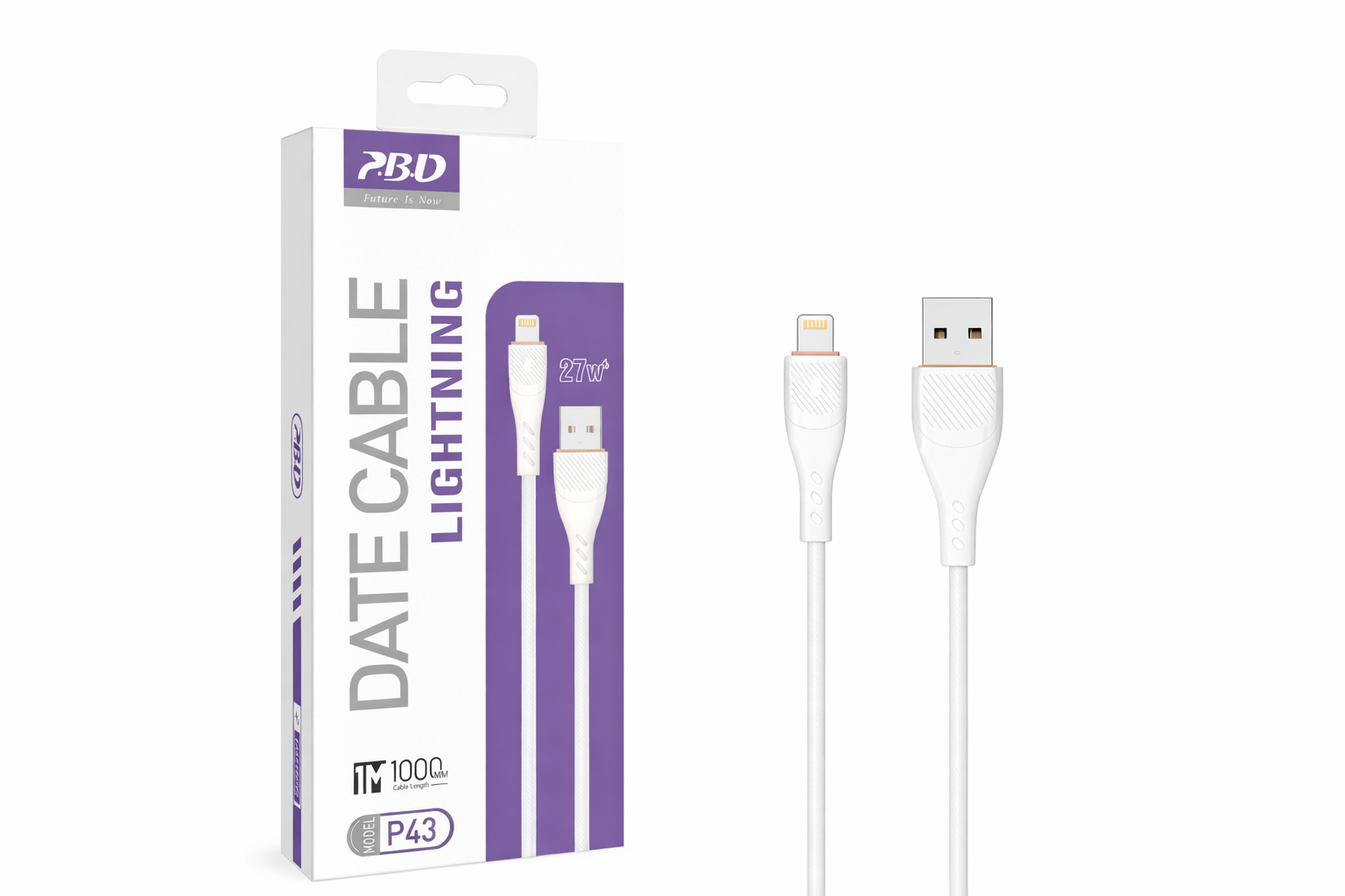 Lightning Cable – 27W Quick Charging & High-Speed Data Transfer