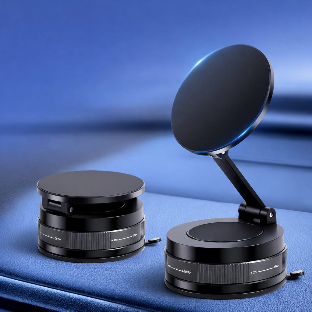 magnatic vacume car phone holder easy adjustable